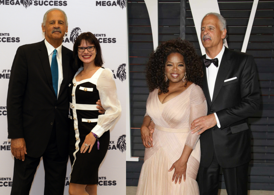 Janine Jakob with Stedman Graham